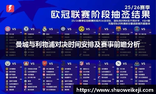 曼城与利物浦对决时间安排及赛事前瞻分析